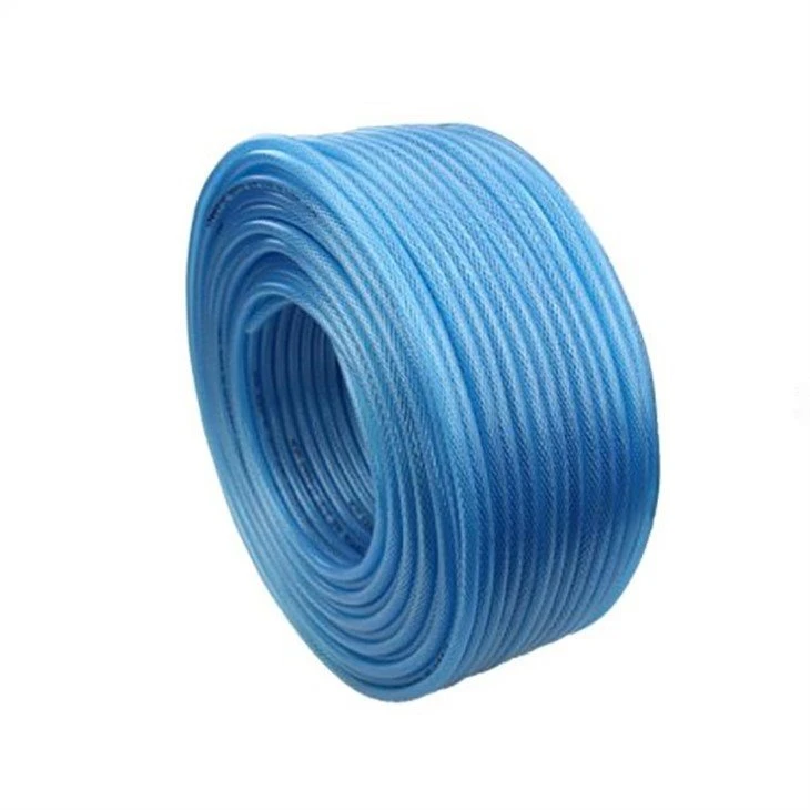 PVC clear braided tubing-1